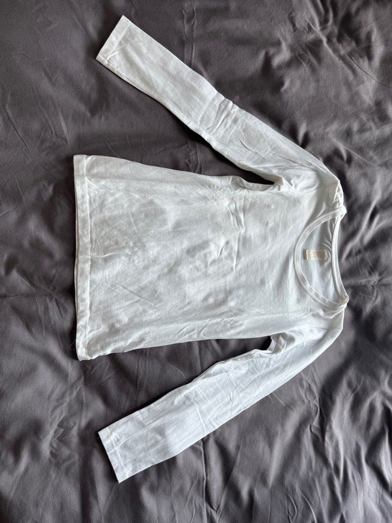 Sz SM long sleeve tops italy zara mango, 女裝, 上衣, 長袖衫 Carousell