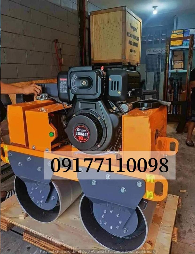 Toyoyama Road Roller (Category: Construction Tools & Equipment) located in Manila. Submitted by joeyroque09 (Listing ID 1330769211, Image 2). Description: Item: ROAD ROLLER toyoyama Specs: 10/10 hp engine 0186 fae , manual & elect. start w/ battery drum 2 x380 x 600mm Price:135,000 .