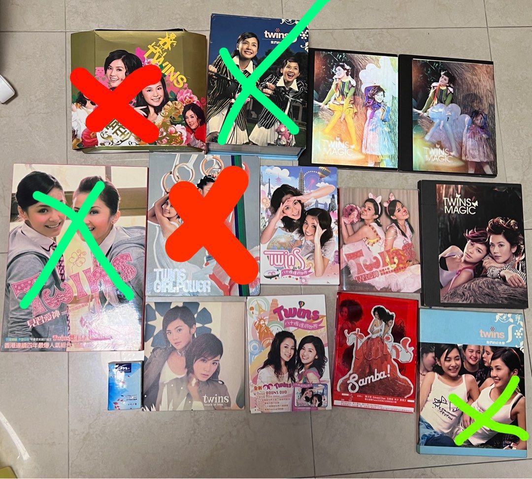 Twins 2000年代10隻CD Magic 我們的紀念冊Girlpower見習愛神