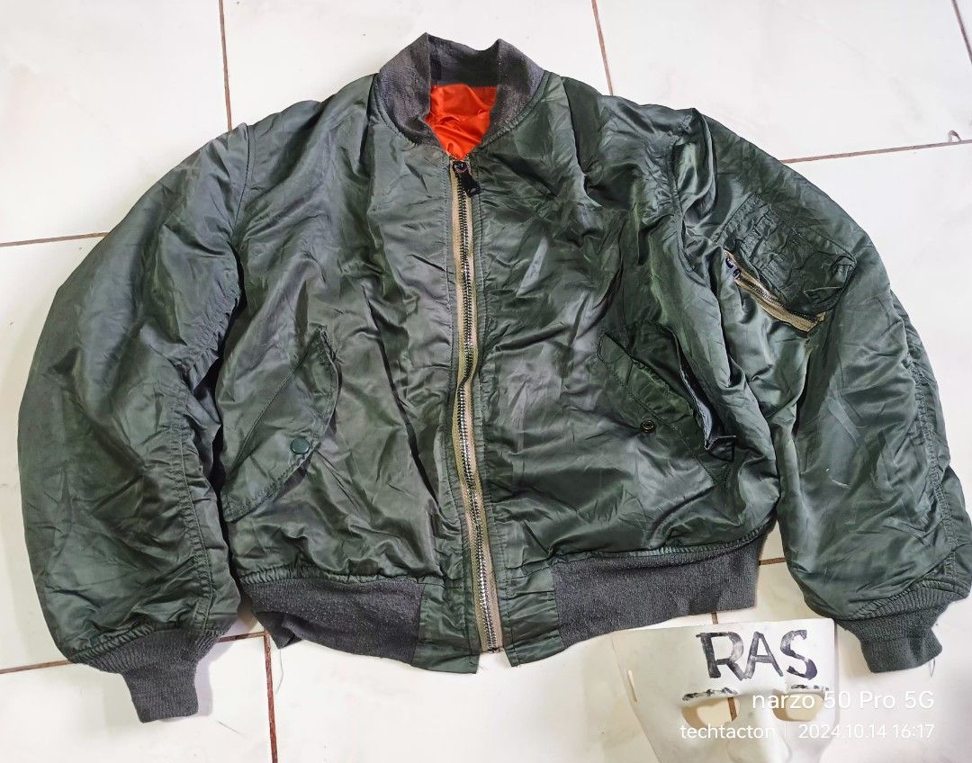 vintage 70s ALPHA INDUSTRIES Flight MA1 USAF Men s Fashion Coats Jackets and Outerwear on Carousell