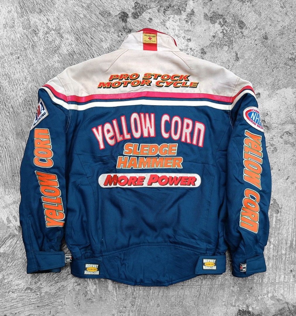 イエローコーン YELLOW CORN ヴィンテージ 革ジャン XL 貴重｜ライダース