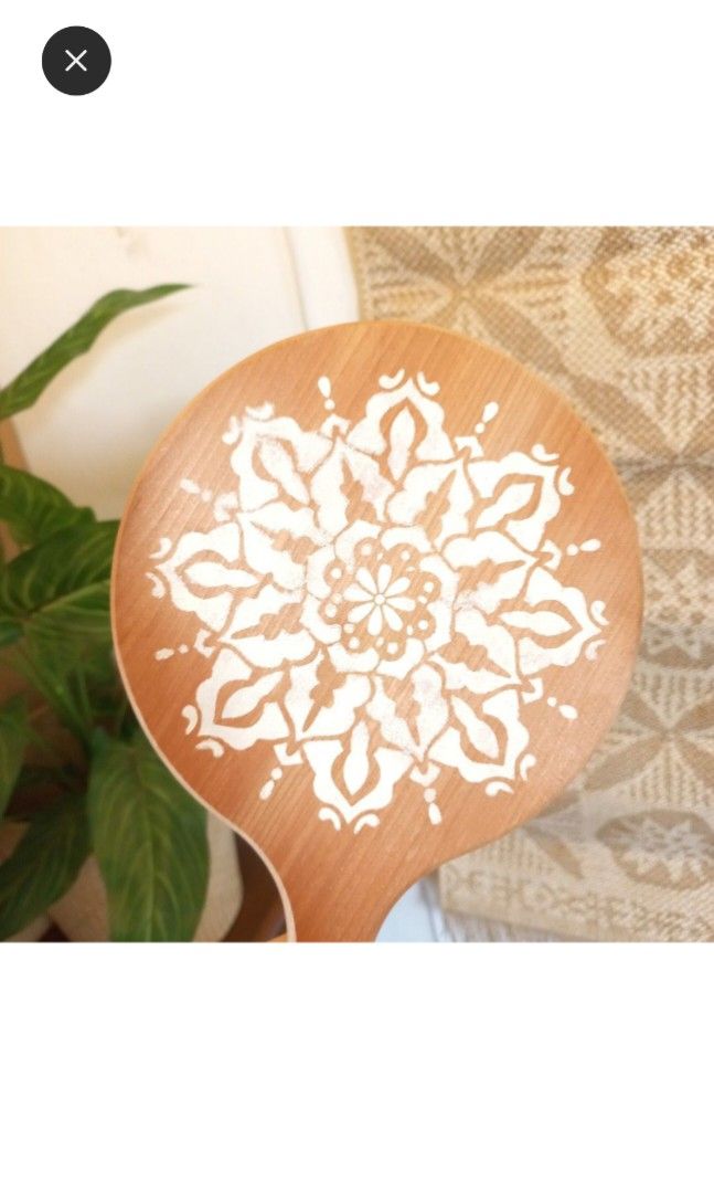 Vintage wooden handheld mirror (Category: Mirrors) located in Dasmarinas. Submitted by millennialmeetsvintage (Listing ID 1328501065, Image 3). Description: 33 x 16 cm solid wood.