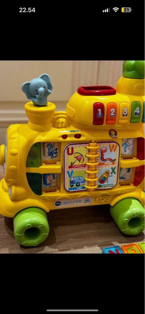 Vtech Train Walker vtech sit to train alphabet train, Bayi & Anak, Mainan & Baby Walker di ...