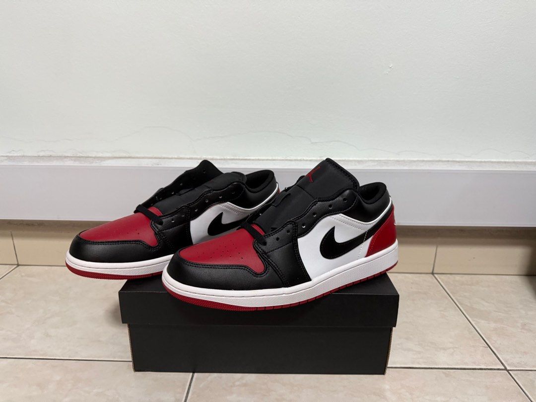 Jordan 1 bred toe low online
