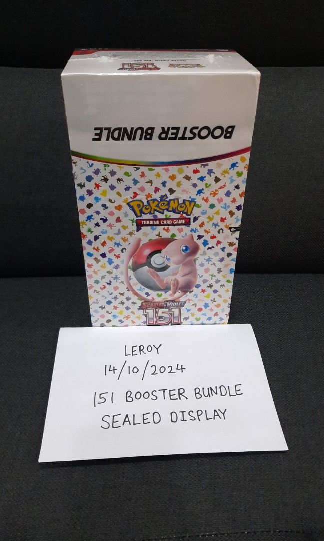 duelist's advance booster box Pokemon - Collect 151 - Booster Box Display