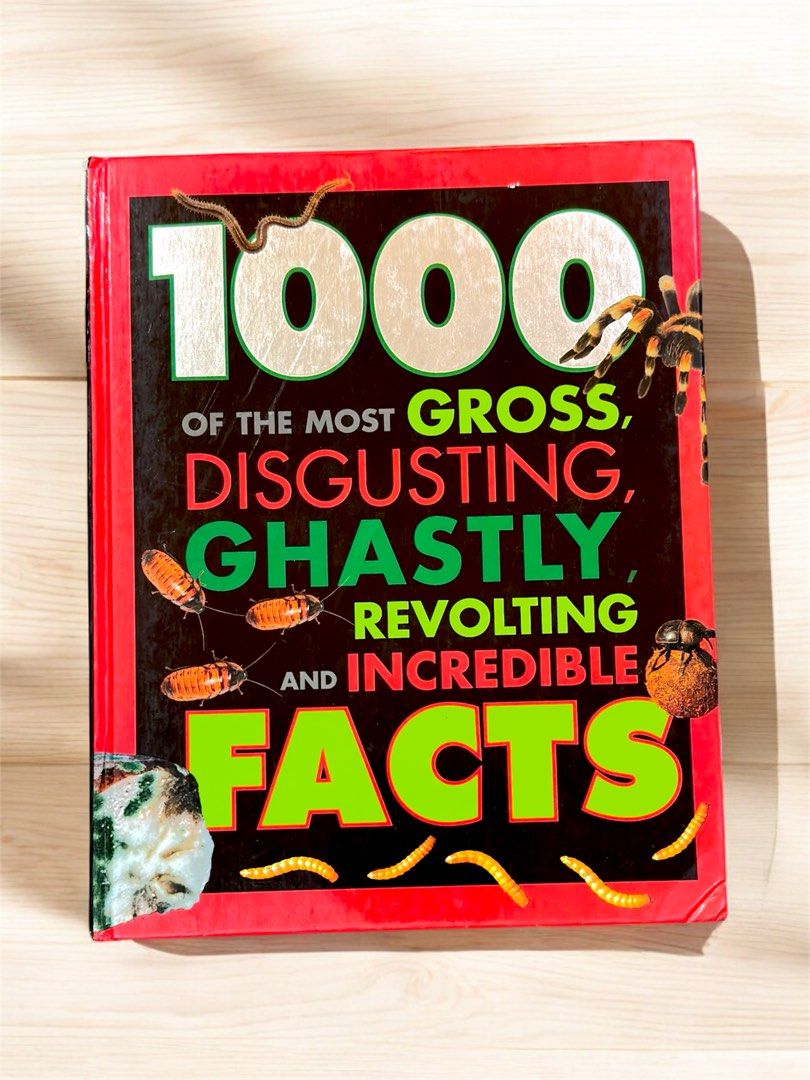 1000 facts (Category: Storybooks) located in Tacloban City. Submitted by dreadhead (Listing ID 1330931787, Image 1). Description: 1000 of the most Gross , Disgusting , Revolting and Incredible FACTS Hardcover Vibrant colors inside with glossy pages Excellent Condition ✅ 450php only .