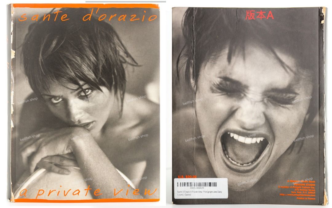 Sante D'orazio 写真集 a private view 【公式通販】