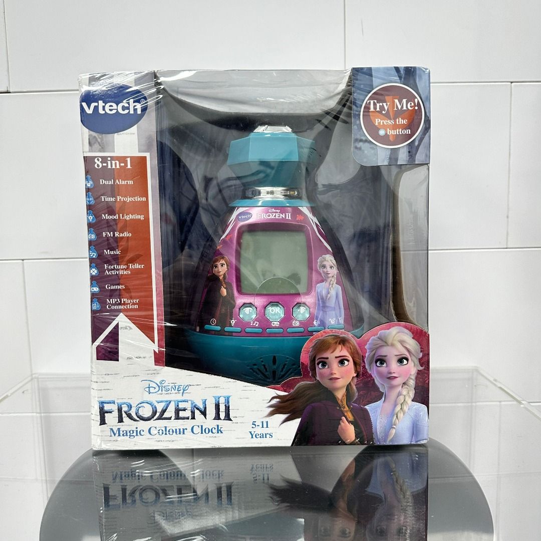 VTech Frozen 2 Magic Colour Clock, Hobbies & Toys, Toys & Games on ...