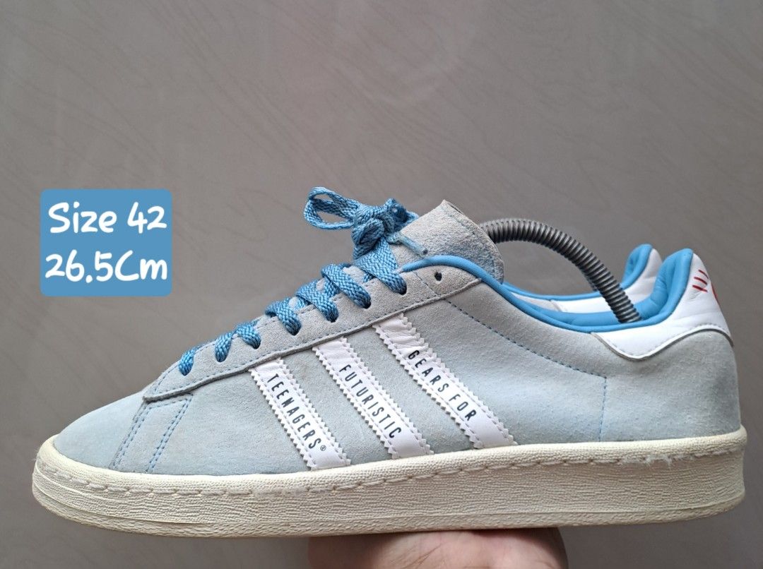 adidas gazelle silver green womens Adidas Consortium FY0731 Human Made Campus Mens Lifestyle Shoe main image 1