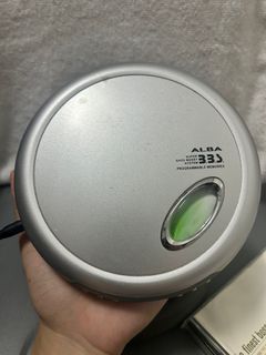 ALBA PCD268/B Portable CD Player Walkman Super Bass Boost System Including Bag Case With Jack Port Extender and Batteries