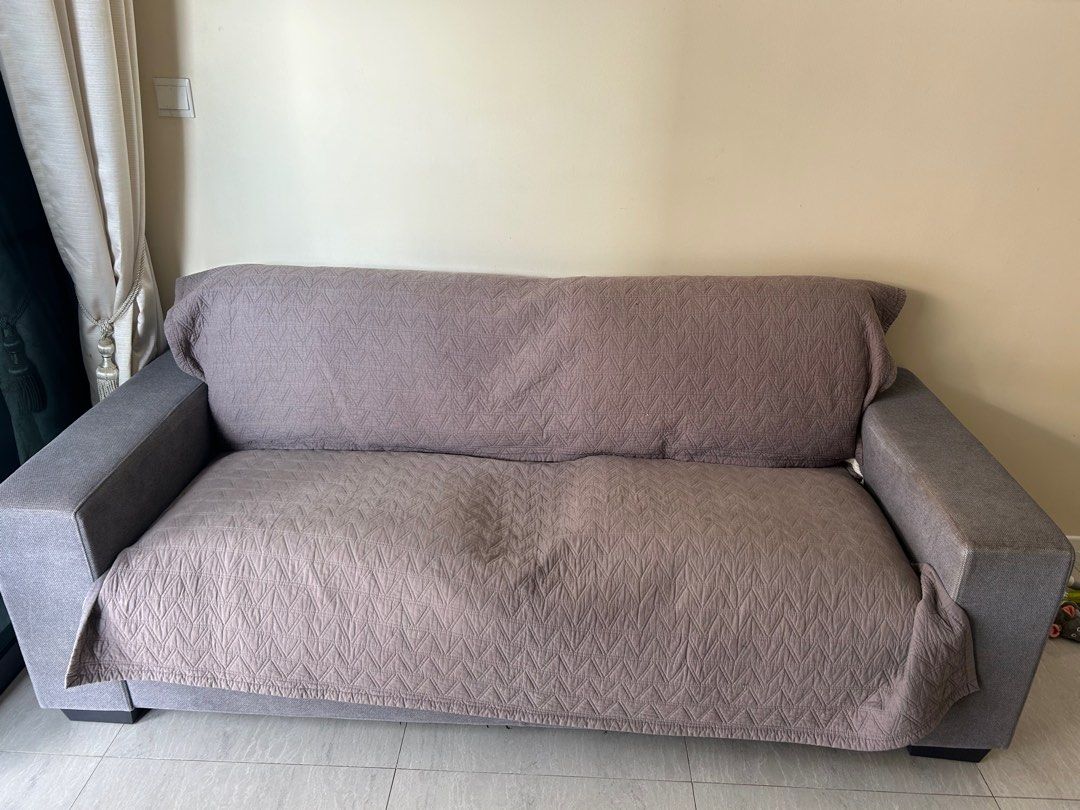 Alexis 3 seater sofa Furniture Home Living Furniture Sofas on Carousell