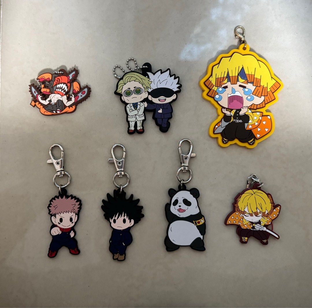 Anime Rubber Keychains, Hobbies Toys, Memorabilia Collectibles