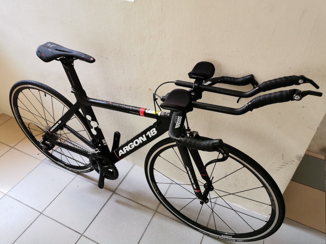 Argon 18 E 80 TT Tri 11 Speed Race Bike Sports Equipment Bicycles Parts Parts Accessories on Carousell