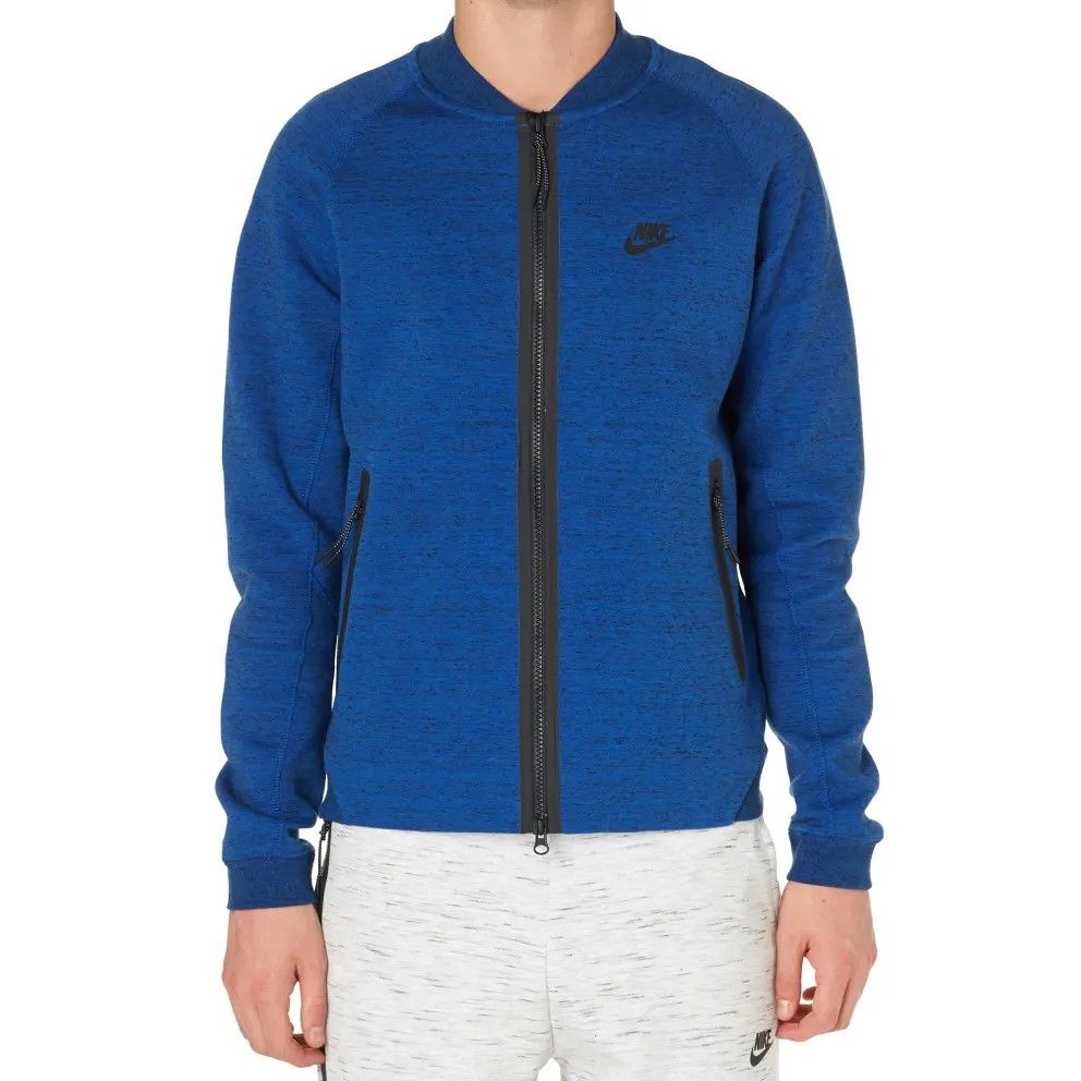 Authentic Nike Techfleece Varsity Jacket (Category: Coats, Jackets and Outerwear) located in San Jose. Submitted by shady.archives (Listing ID 1330917726, Image 1). Description: Nike techfleece varsity jacket Large Very good to like new 800 Php only.