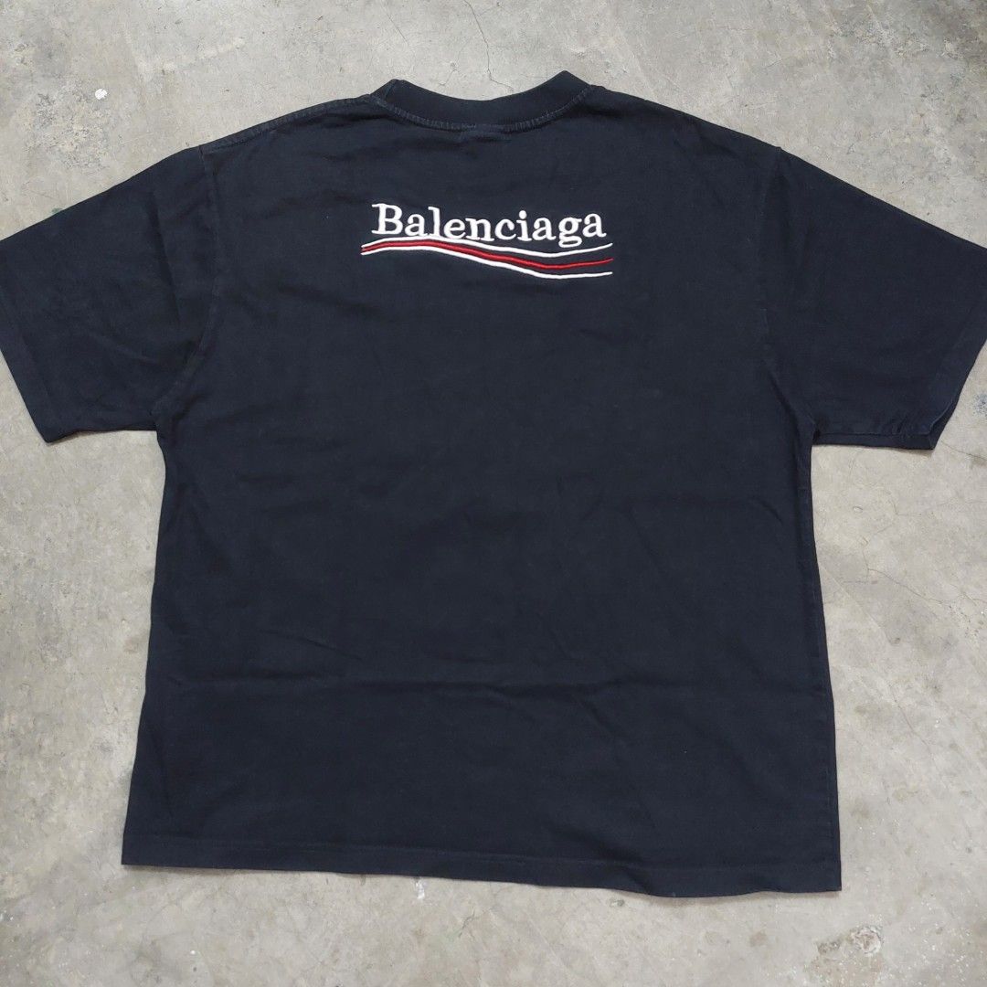 Balenciaga wave logo tee clearance