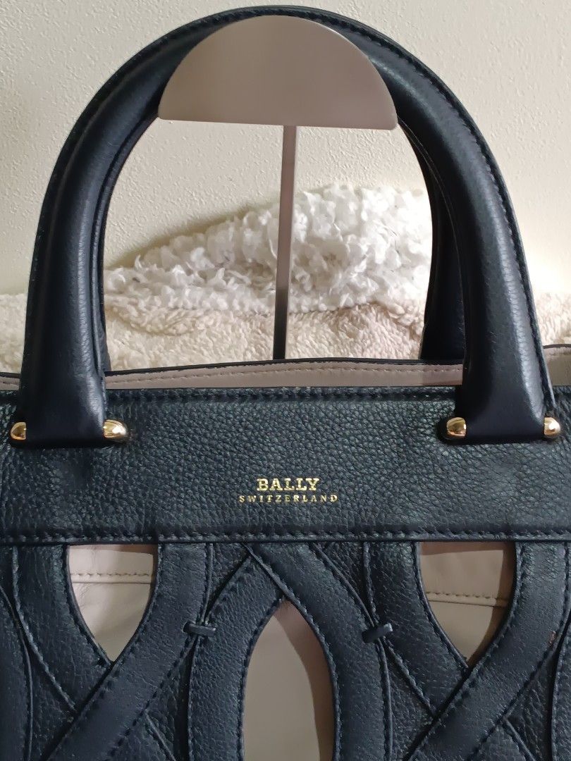 Bally Papillin handbag in dark blue with inner pouch Luxury Bags Wallets on Carousell