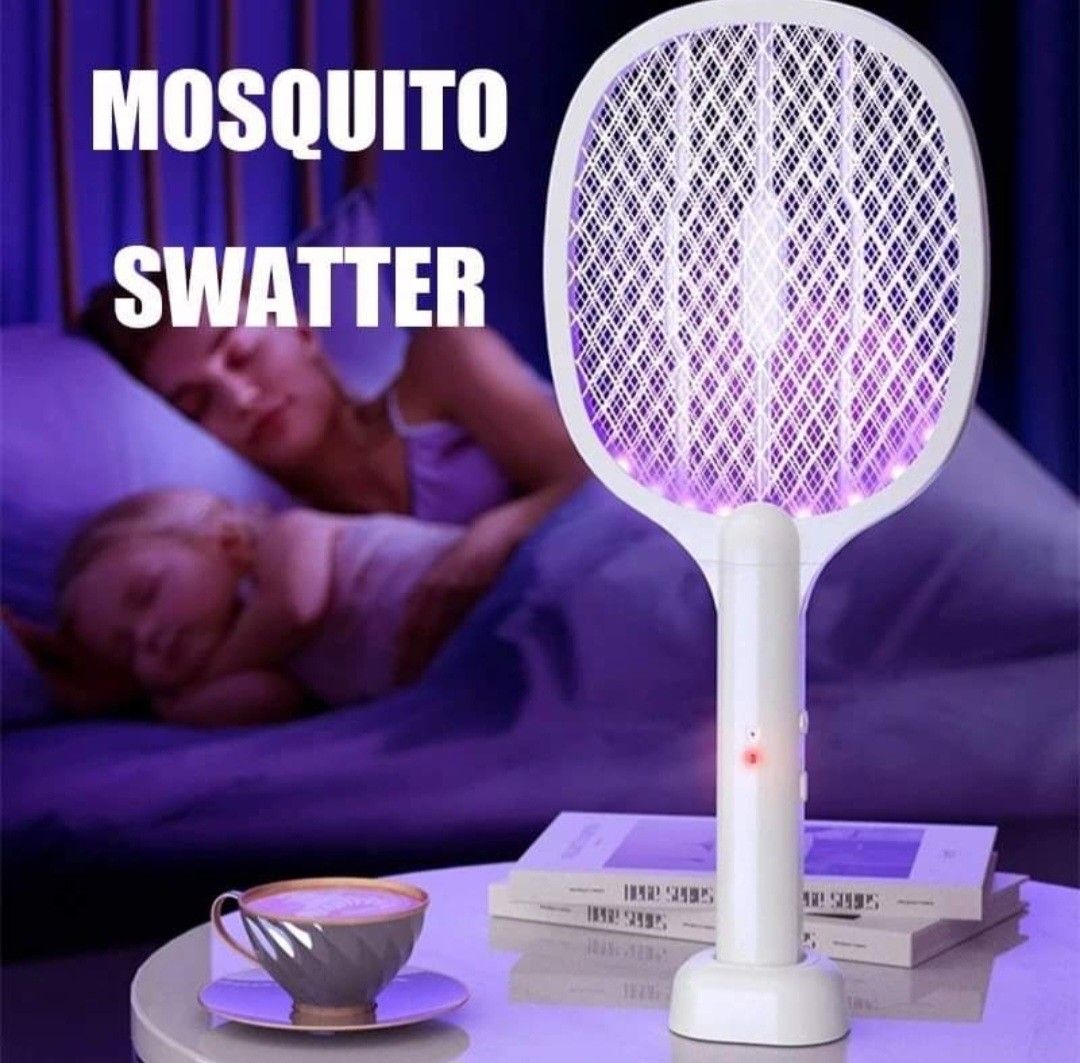 BNEW ELECTRIC CHARGEABLE MOSQUITO SWATTER WITH STAND (Category: Insect Repellents) located in Manila. Submitted by blessap26genmerch (Listing ID 1330955374, Image 1). Description: .