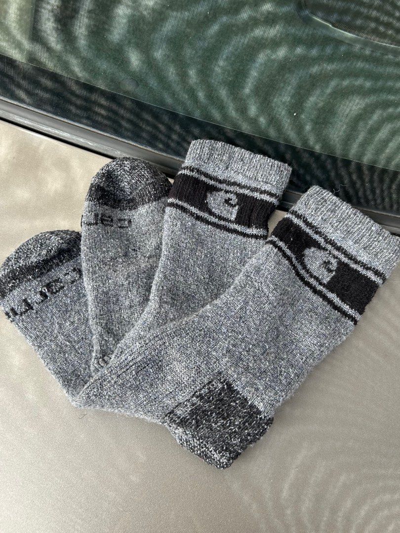 Carhartt Wool Blend Crew Socks Men s Fashion Activewear on Carousell