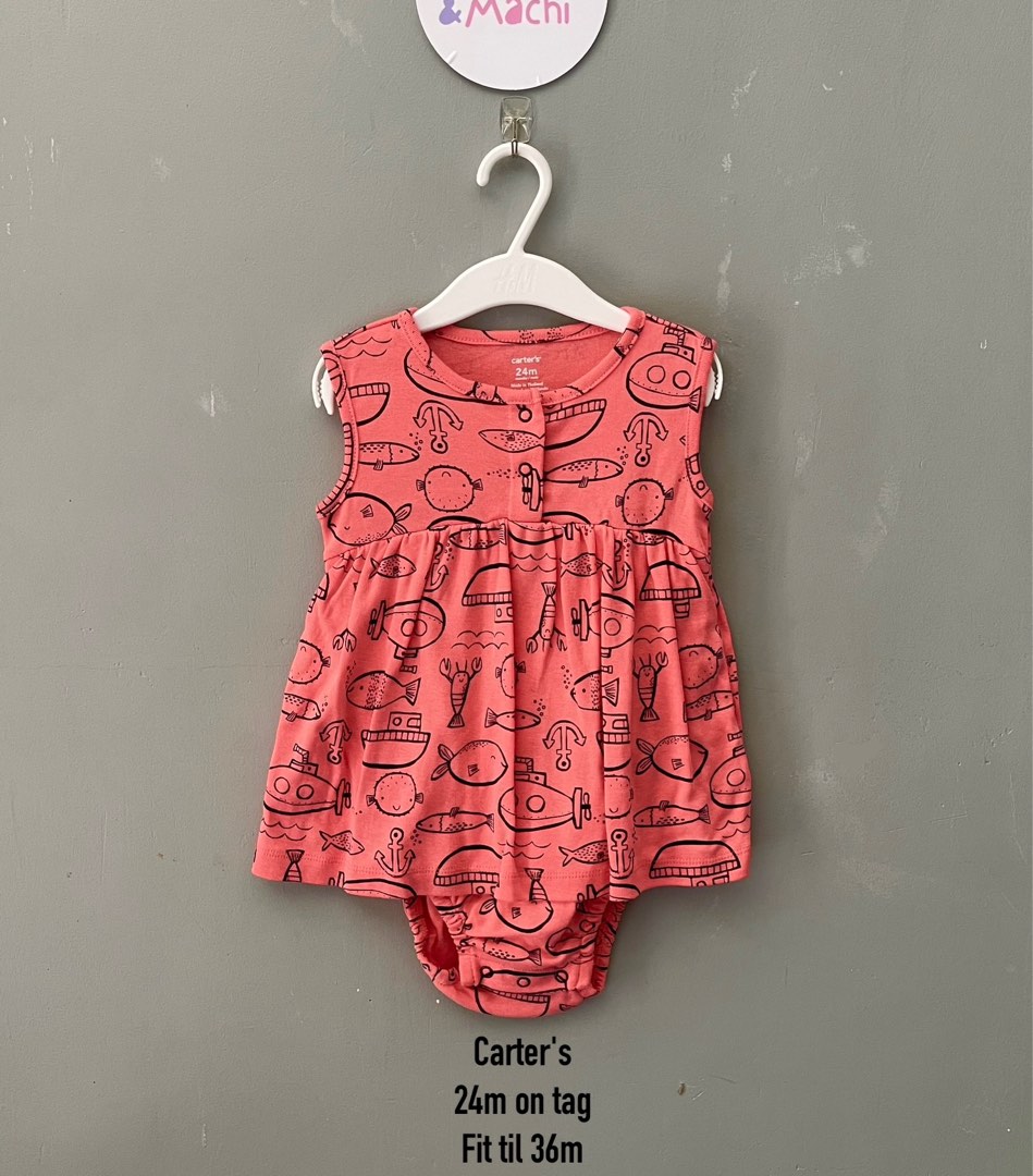 Carter s onesie dress Babies Kids Babies Kids Fashion on Carousell