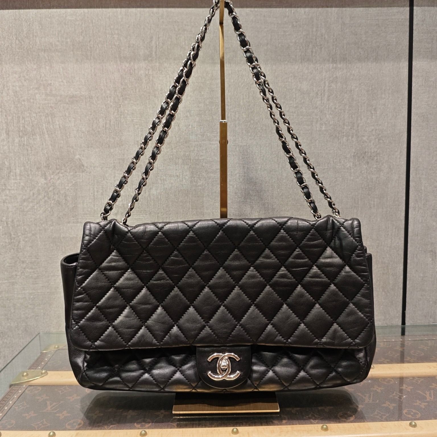 Chanel Coco Rain Flap in Black SHW, Luxury, Bags & Wallets on Carousell