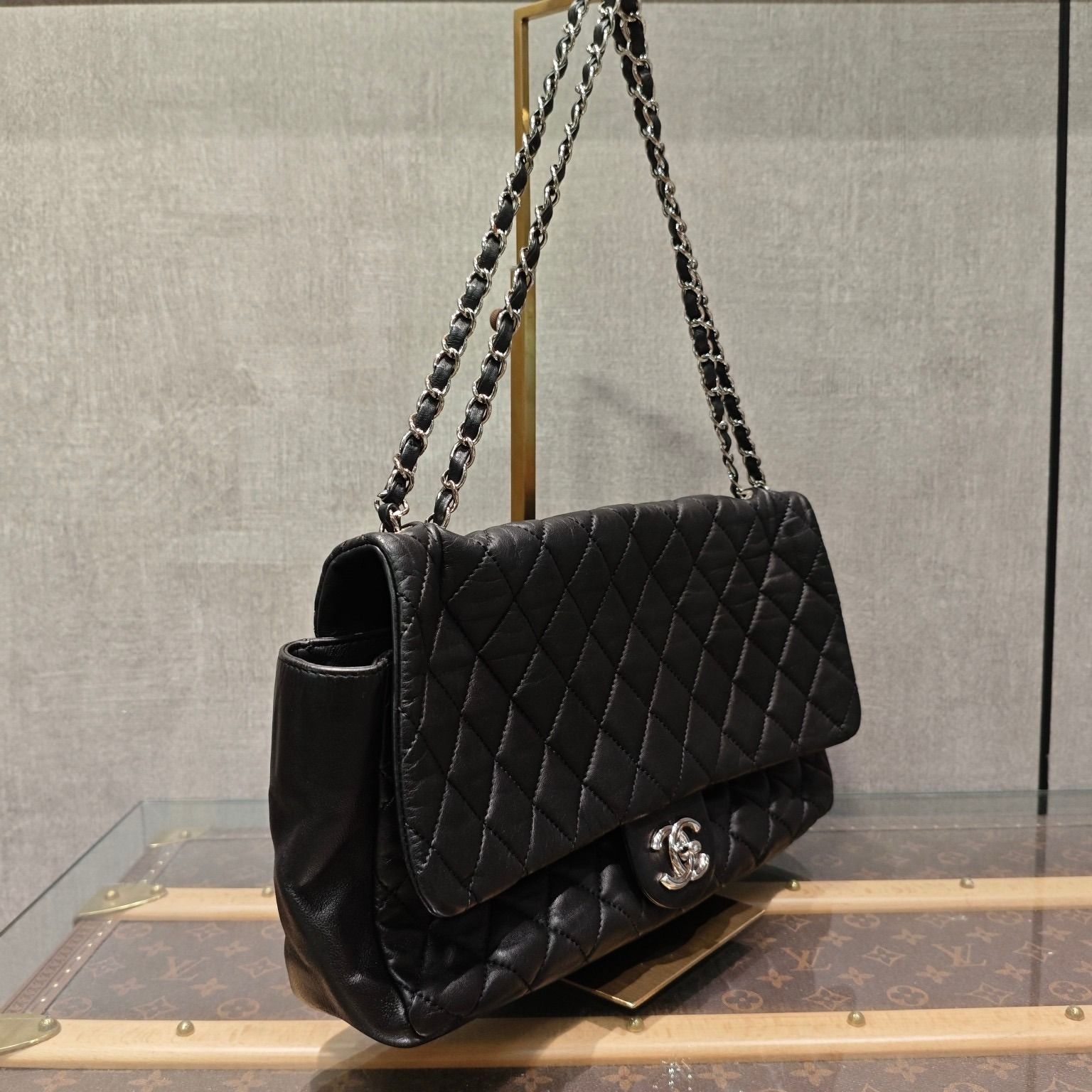 Chanel Coco Rain Flap in Black SHW, Luxury, Bags & Wallets on Carousell