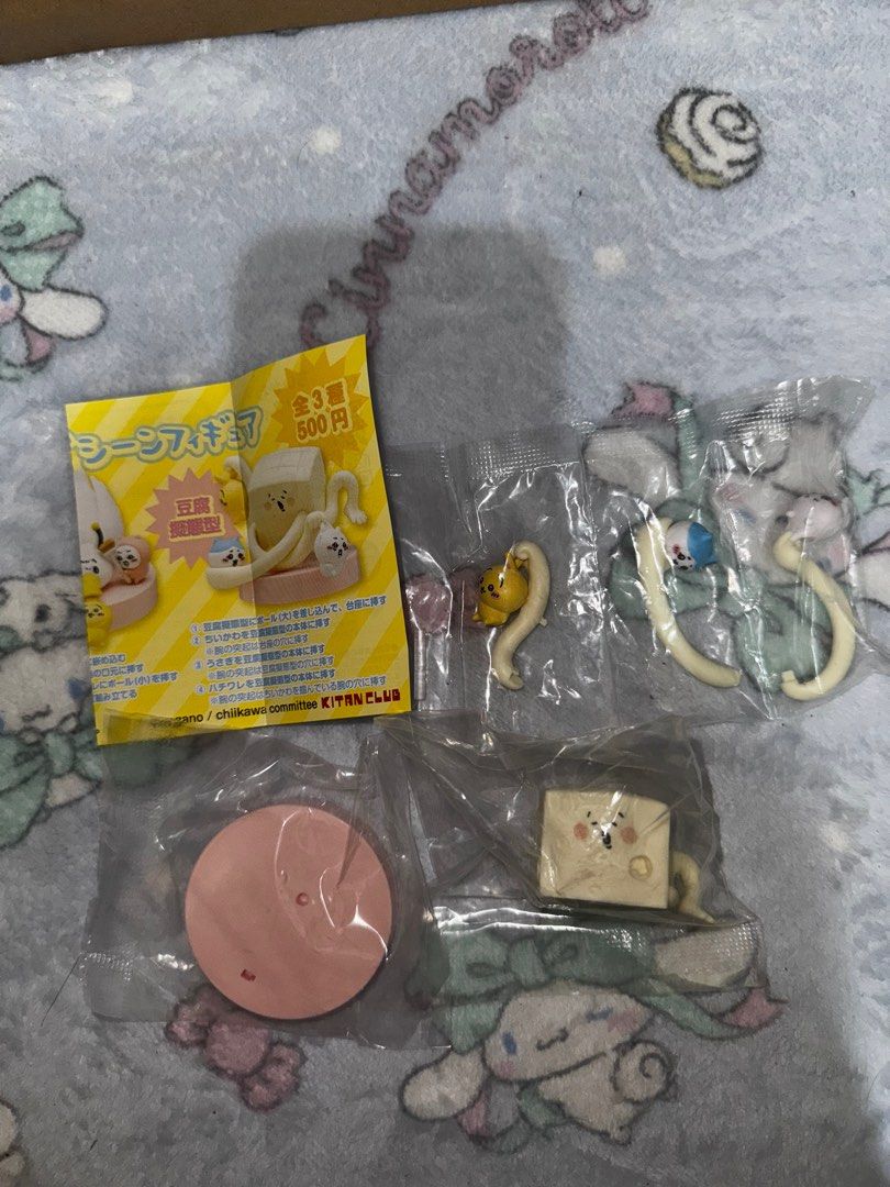Chiikawa Gashapon Figure Toy (Category: Designer & Blind Box Toys) located in Binan City. Submitted by ichigo0613 (Listing ID 1330965550, Image 2). Description: From gashapon sealed pa po I have 2 pcs for 280 each Mod/mop- gcash/flash express.