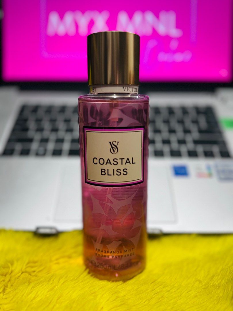 Coastal Bliss Perfume Mist (Category: Fragrance & Deodorants) located in Manila. Submitted by myxiwo (Listing ID 1331054178, Image 1). Description: ❎ No paperbag/cello bag and ribbon included ❎ No rush shipping, we try to ship items in 24-48hrs 100% Original ▫️Get an authentic item or get your money back! ▫️Bought from Victoria's Secret US ▫️With barcode sticker and batch code at the bottom of the bottle ❌Not Class A | Not Tester | Not Oil Based.