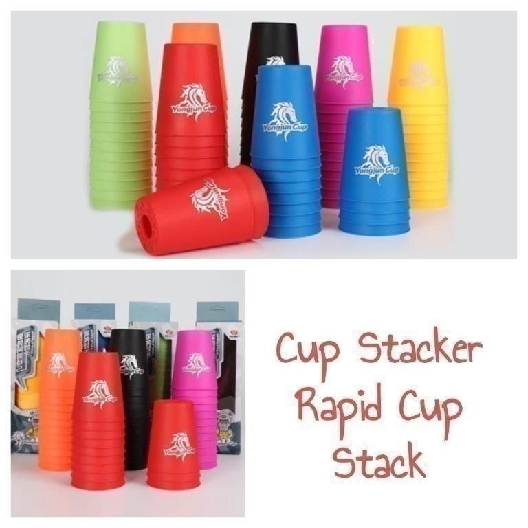 Cup Stacker Rapid Cup Stack, Hobbies & Toys, Toys & Games on Carousell