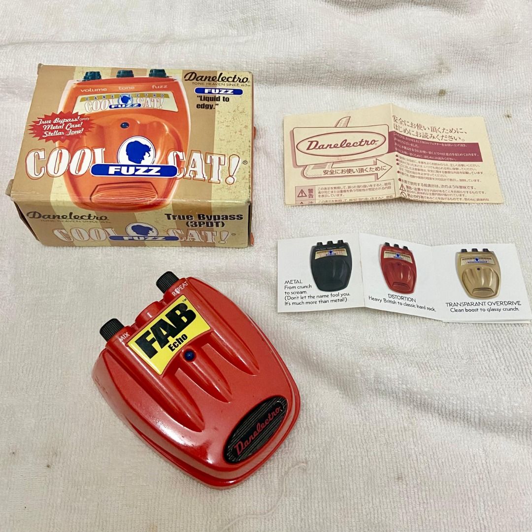 DANELECTRO FAB ECHO (Category: Musical Instruments) located in Kuala Lumpur. Submitted by KentsAttic (Listing ID 1330890366, Image 3). Description: Danelectro budget line of pedals It only does slapback echo Made in China 20 years old Comes with a box (not original), & original papers Asking price is RM60 firm COD location is Bangsar SERIOUS BUYERS ONLY PLEASE I do not reply: - Lowballers Stupid questions People who don’t read Rude & difficult bu