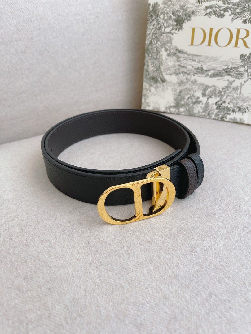 Dior Singuture Gold CD Belt For Unisex /-CD000663-03C Colour 