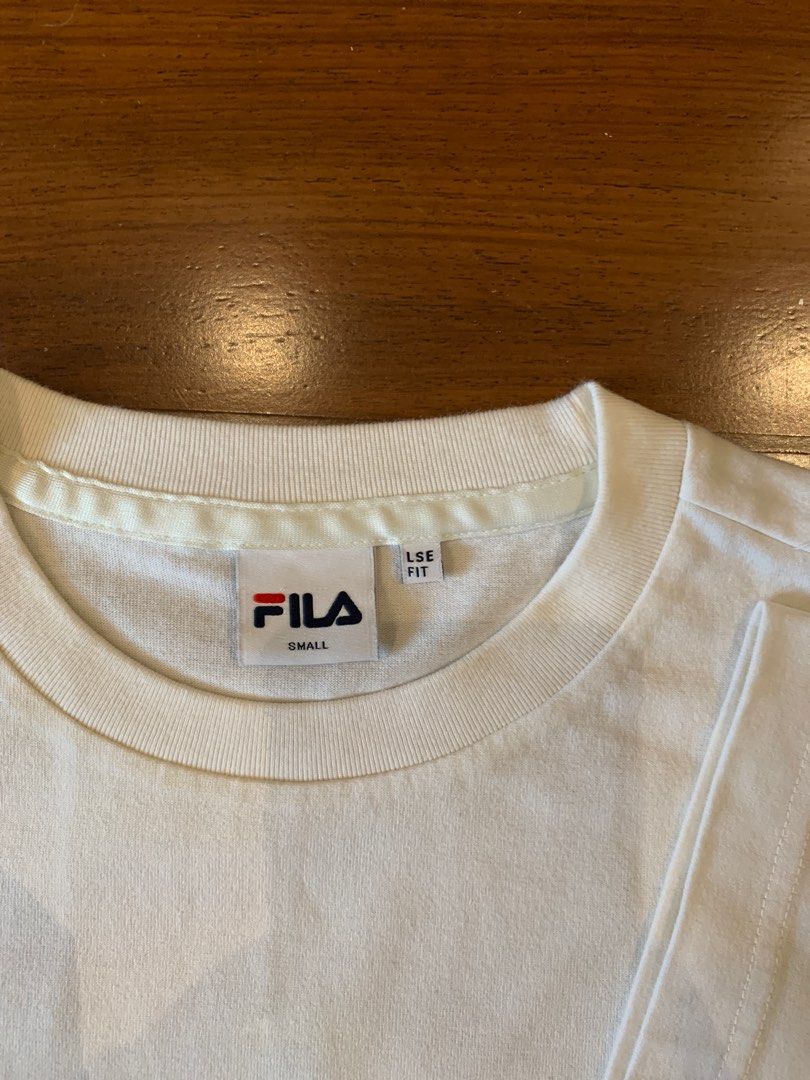 FILA Shirt (Category: Tshirts & Polo Shirts ) located in Quezon City. Submitted by clothesandclutter (Listing ID 1330992984, Image 3). Description: Please no messages regarding measurements.