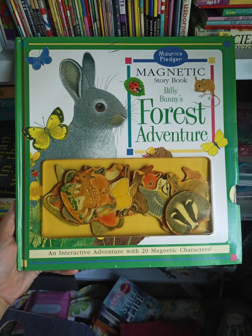 Forest Adventure (Magnet Book) (Category: Educational & Learning Toys) located in Bani. Submitted by mitzhumild48581 (Listing ID 1330969528, Image 1). Description: Complete magnets. Fun and interactive. Large mga mii MoD: J&T Pwedeng COD + shipping fee (mas pricey nga lang) MoP: Gcash.