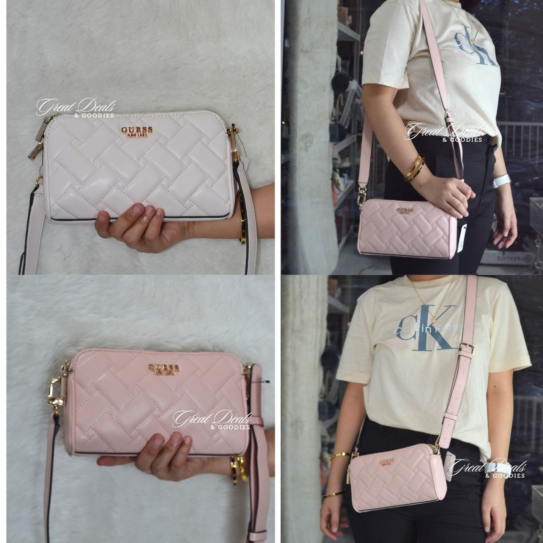 Guess Alana Mini Status Crossbody Bag Luxury Bags Wallets on Carousell