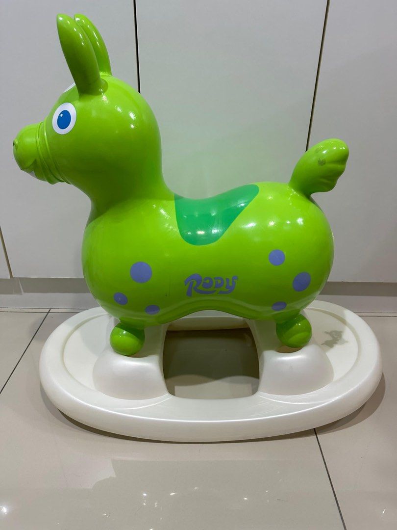 Green Rody Gymnic Rody and Rocking Base (Lime Green Rody & Rocking Base), Babies ...