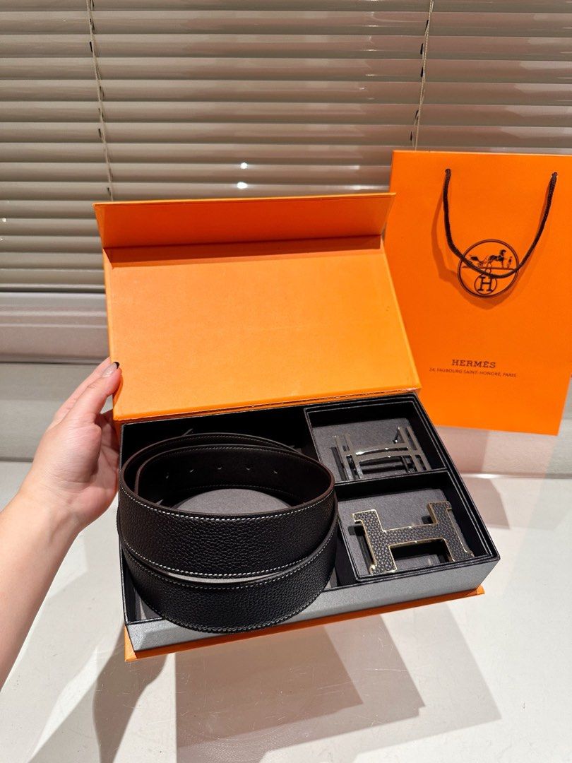 HERMES Belt Signature H For Unisex /-HE007789S-02B Colour