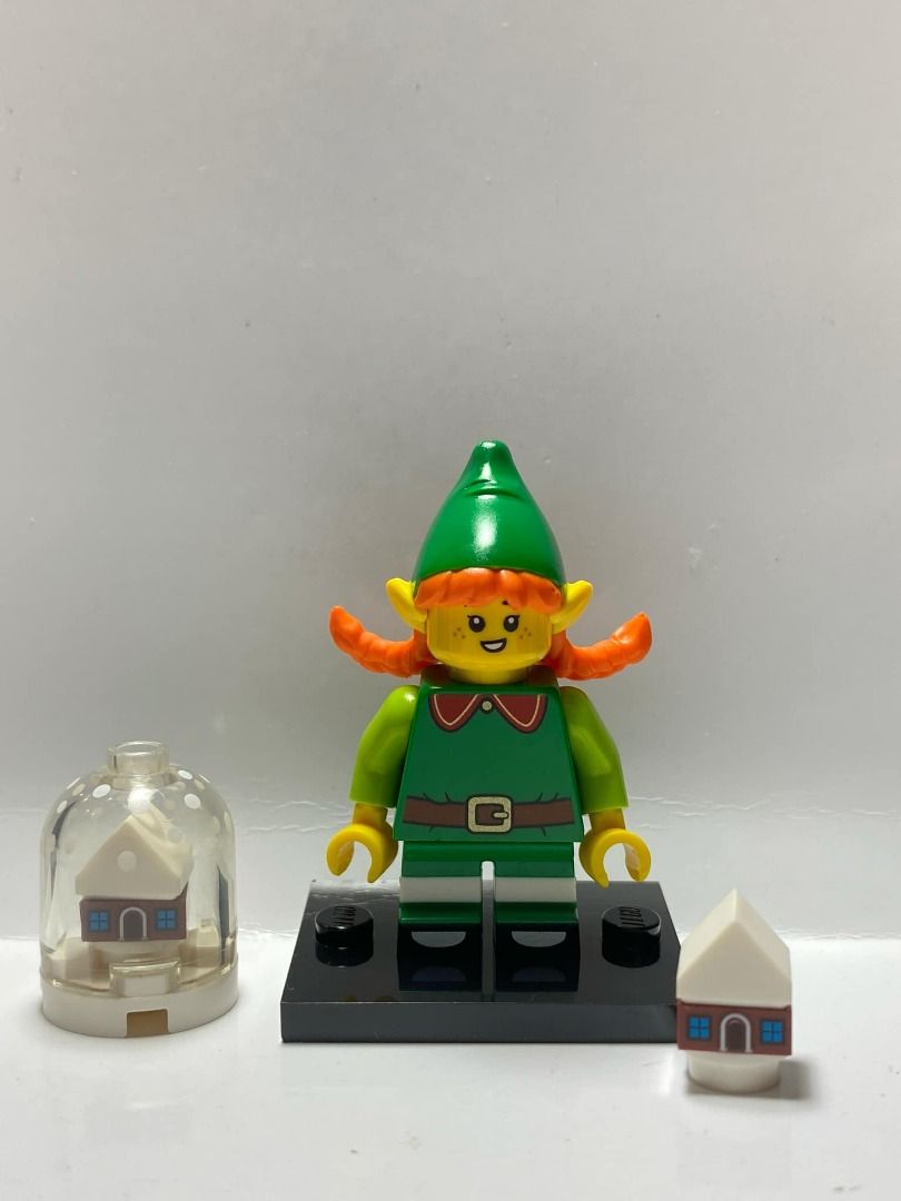 LEGO Holiday Elf, Series 23 (Complete Set with Stand and Accessories ...