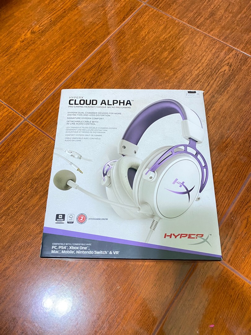 HyperX Cloud Alpha Purple, Audio, Headphones & Headsets on Carousell
