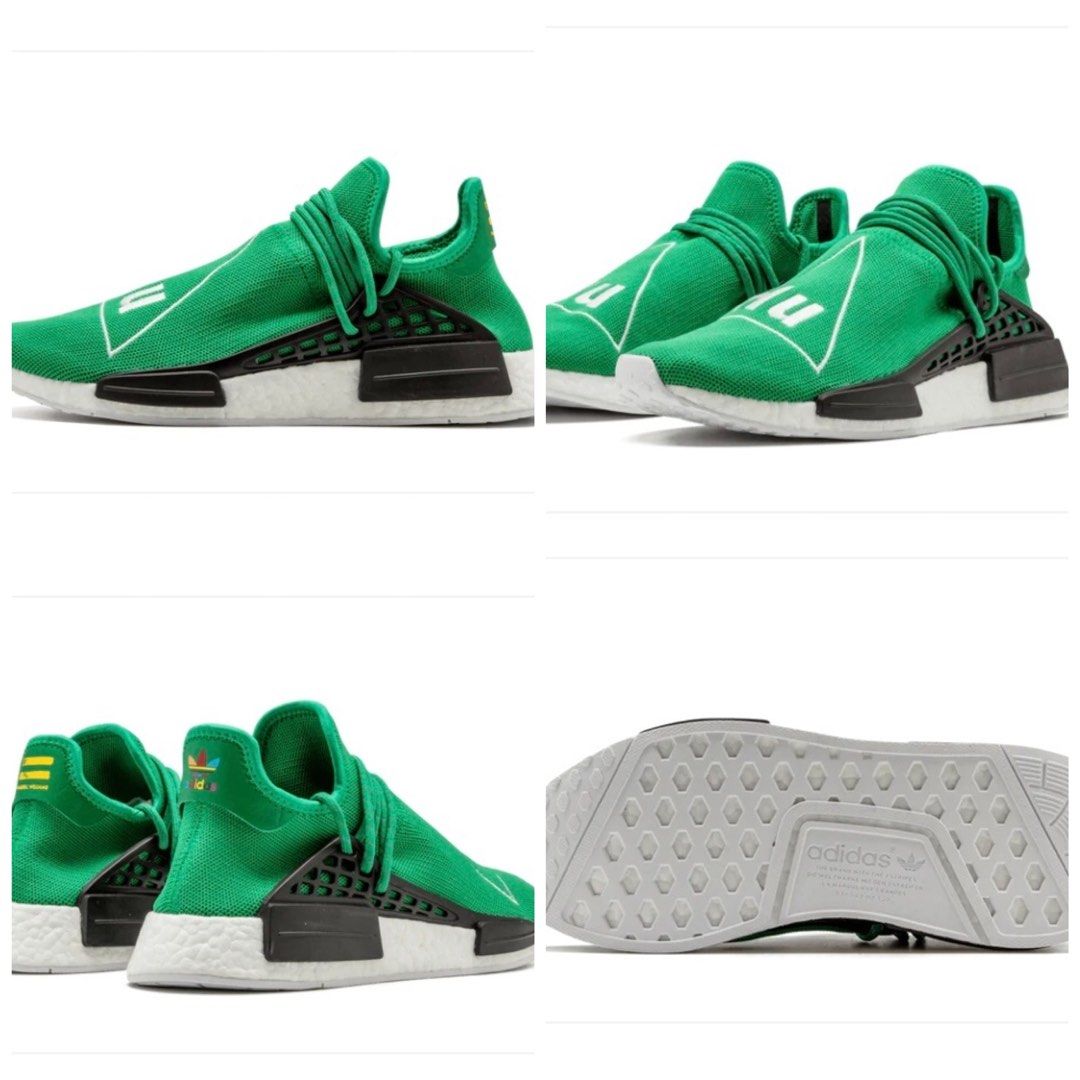 jem New Authentic Original ADIDAS Pharrell Williams Hu NMD Green Sneakers Shoes US 9 UK 8.5 EU 42.5 SRP 795 Men s Fashion Footwear Sneakers on Carousell