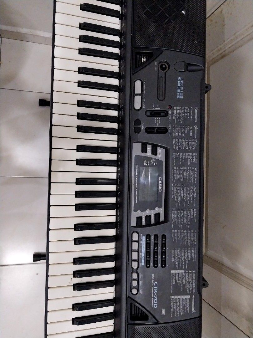 Keyboard Casio CTK 700 Yamaha music Honda
