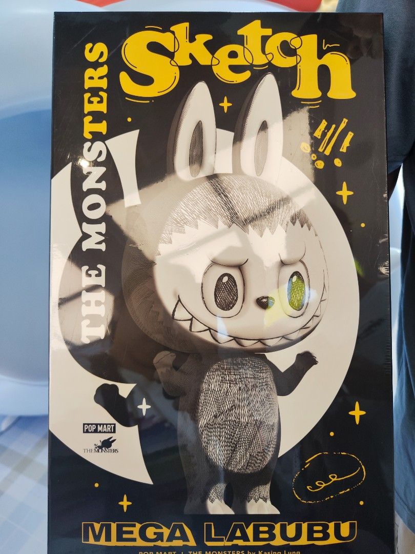 在庫残り1！ラブブMEGA LABUBU THE MONSTERS Sketch POP MART THE