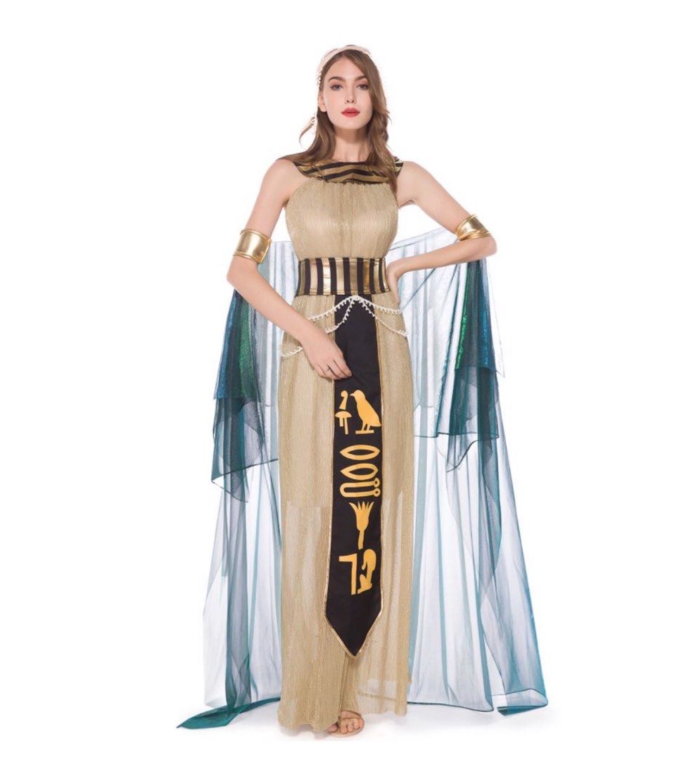 Last set Egypt Queen Dress 2024 Halloween party dress, Women's Fashion,  Dresses & Sets, Dresses on Carousell