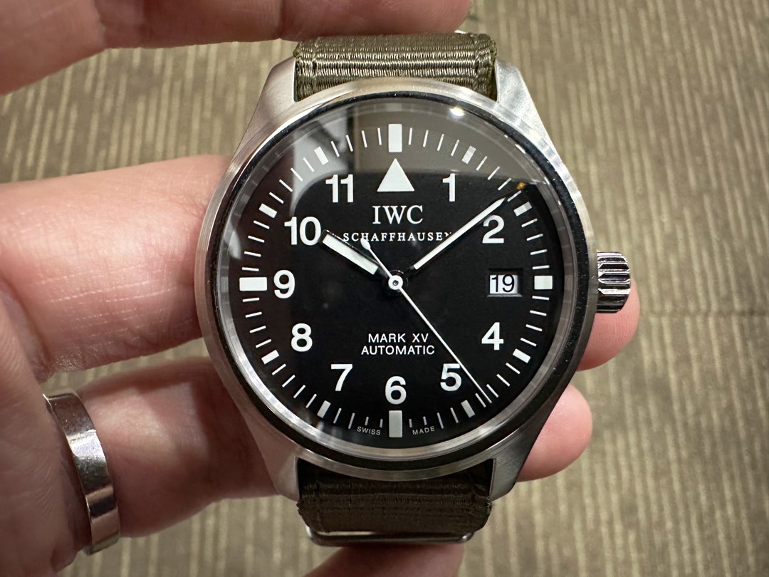 Like New IWC Mark 15 XV IW3253 IW325301 Watch Only Svc IWC Warranty Until 2026