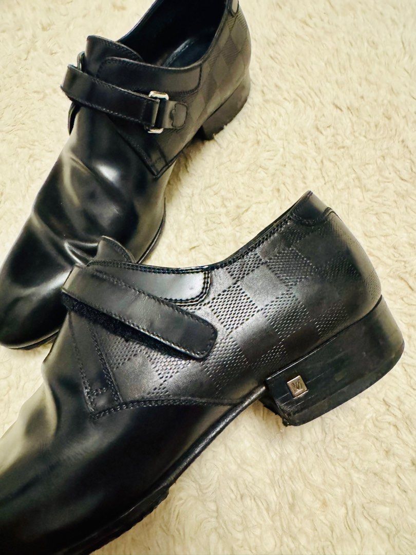 Louis vuitton black dress shoes outlet