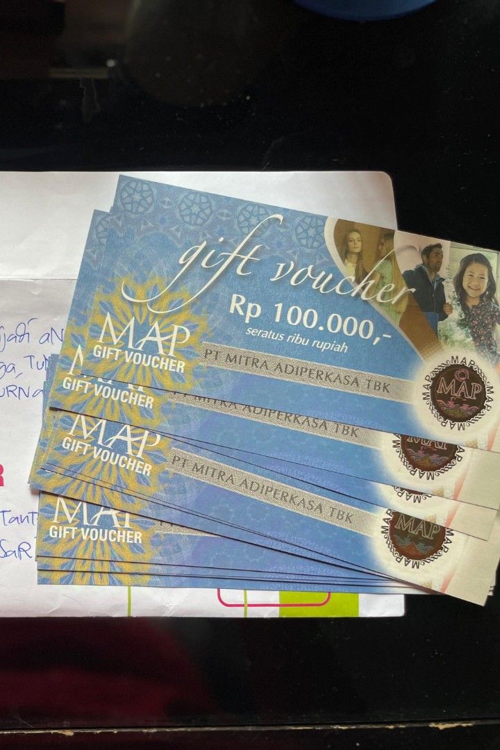 MAP Voucher Tiket Voucher Kartu Hadiah Voucher di Carousell