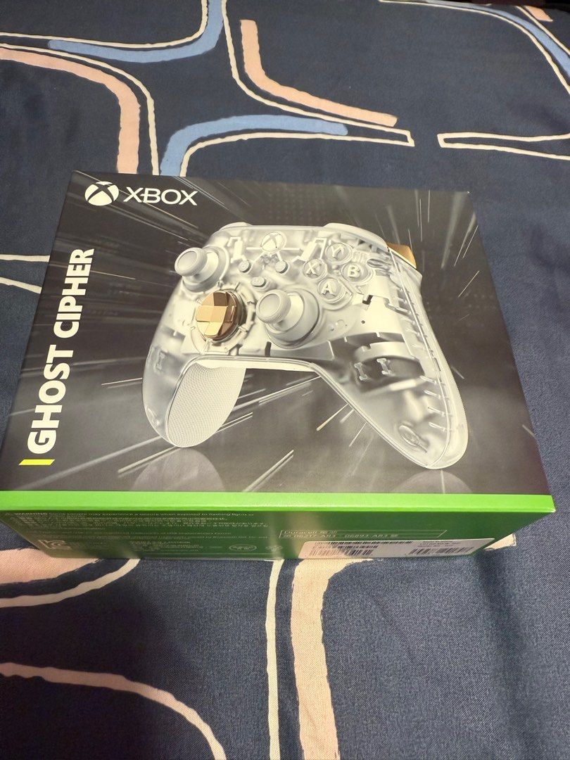 NEW XBOX GHOST CIPHER CONTROLLER (Category: Controllers) located in Singapore. Submitted by ryang1809 (Listing ID 1330974026, Image 2). Description: The latest design for the new range of cipher edition models for the Xbox wireless controllers!.