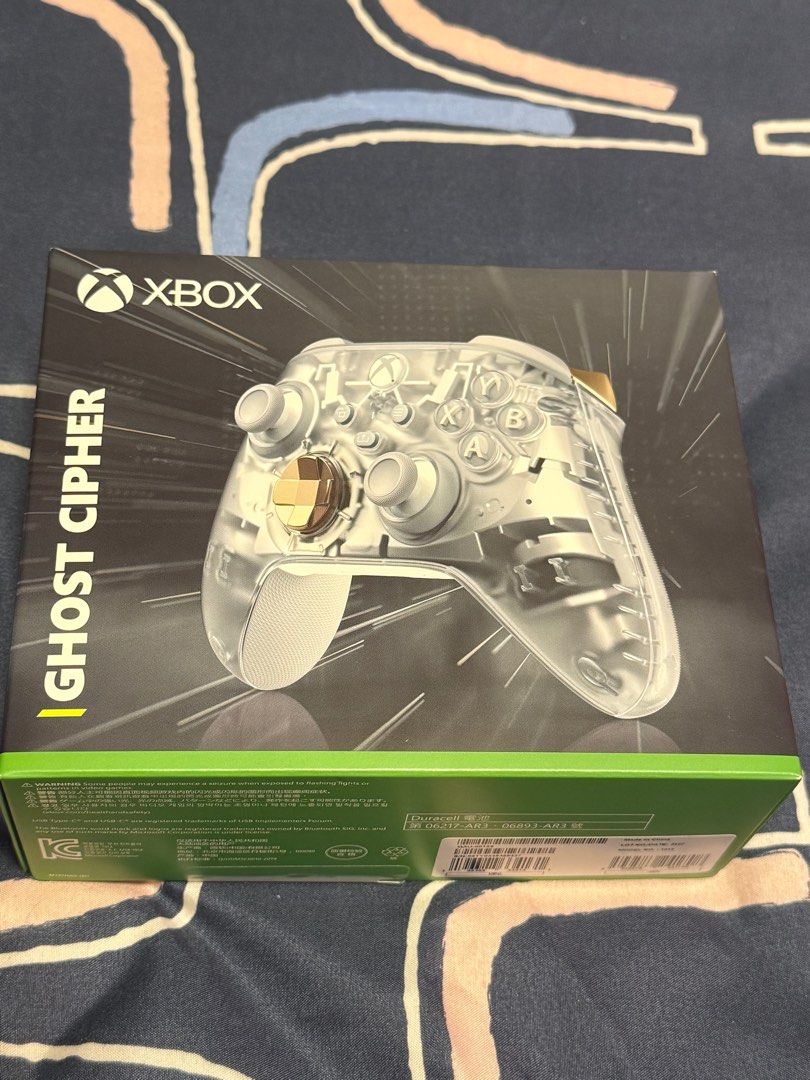 NEW XBOX GHOST CIPHER CONTROLLER (Category: Controllers) located in Singapore. Submitted by ryang1809 (Listing ID 1330974026, Image 1). Description: The latest design for the new range of cipher edition models for the Xbox wireless controllers!.