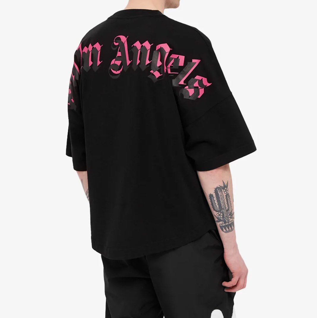 Palm Angels Mock Neck Tee Men s Fashion Tops Sets Tshirts Polo Shirts on Carousell