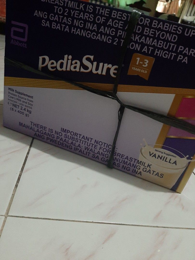 PediaSure 1-3 years old (Category: Breastfeeding & Bottle Feeding) located in Cabuyao City. Submitted by janeldelacruz (Listing ID 1330915108, Image 1). Description: BRANDNEW NAGKAMALI LANG PO NG BILI.