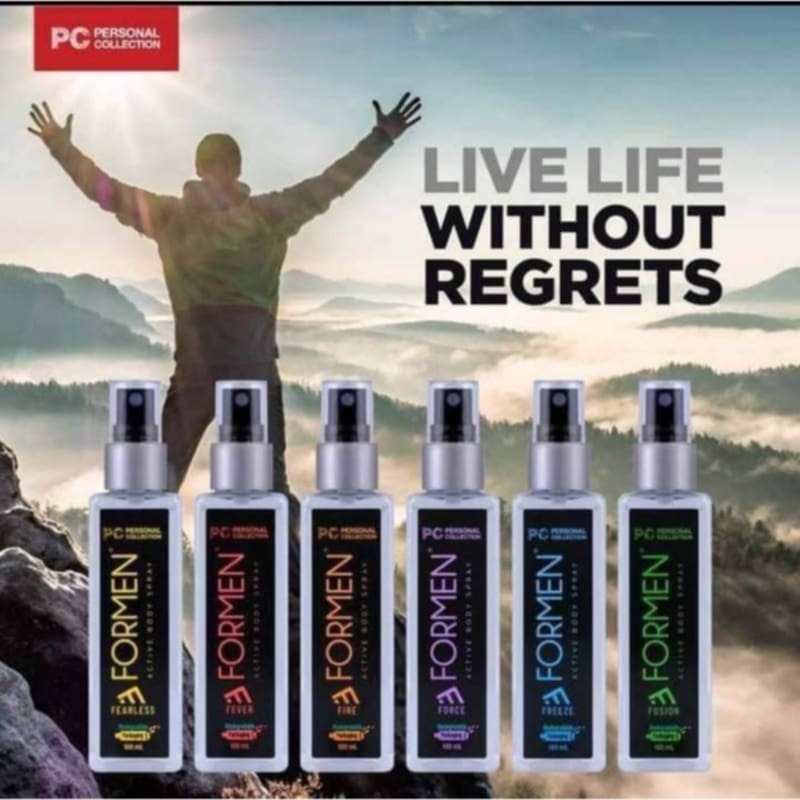 Personal Collection FORMEN active body spray 100ml, Beauty & Personal ...