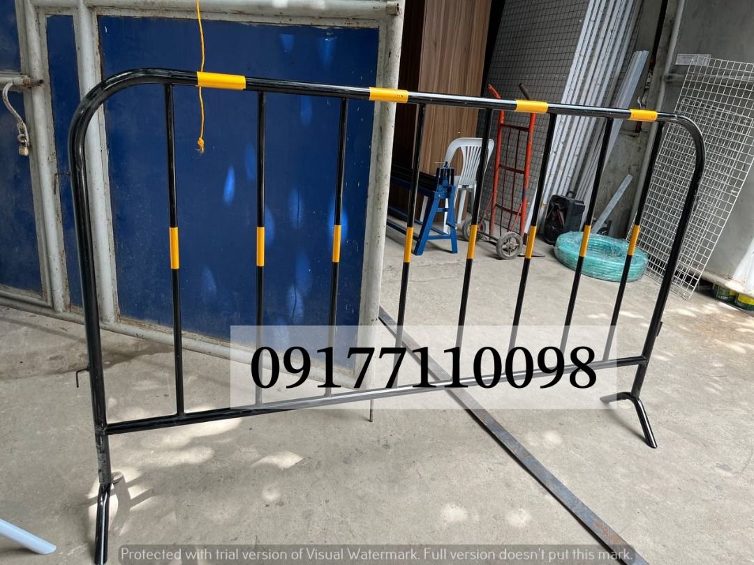 Portable Metal Fence Carrier (Category: Construction & Building Materials) located in Manila. Submitted by joeyroque09 (Listing ID 1330951452, Image 3). Description: Item: Iron Horse Fence Specs: Iron coated/white/red Size: 1 x 1.5m price: 475 Item: Iron Horse Fence Specs: Iron coated/black/yellow Size: 1.2 x 2m price: 625 .